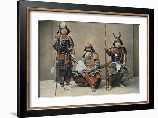 A Group of Samurai, C1890-null-Framed Giclee Print