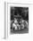 A Group of Seagift Whippets around a Fountain. Owned by Whitwell-null-Framed Photographic Print