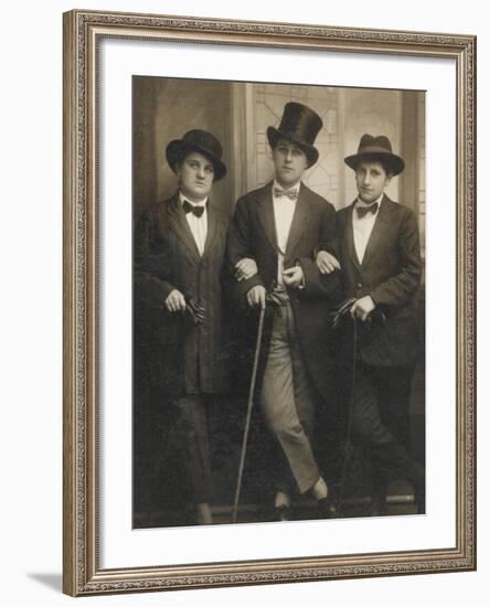 A Group of Three Transvestites-null-Framed Photographic Print