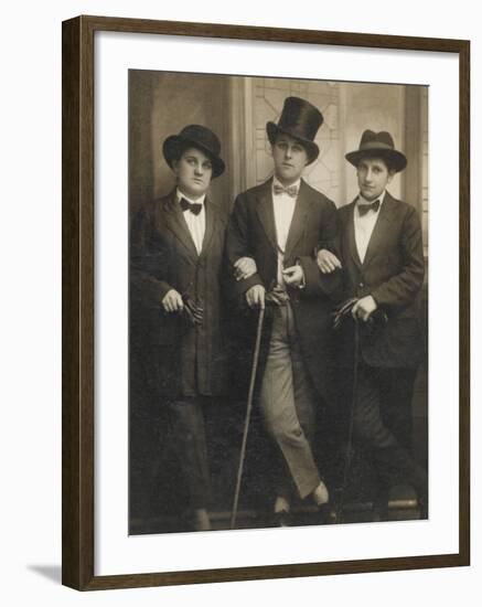 A Group of Three Transvestites-null-Framed Photographic Print