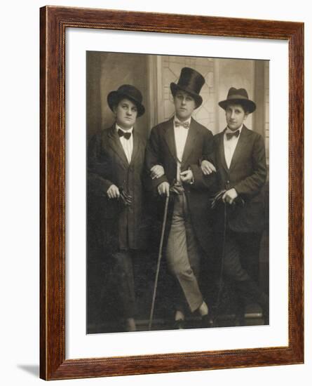 A Group of Three Transvestites-null-Framed Photographic Print