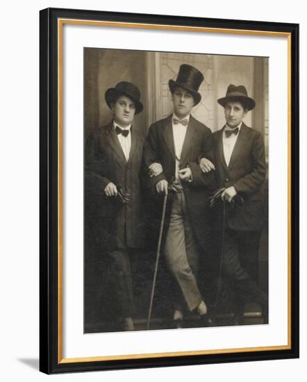 A Group of Three Transvestites-null-Framed Photographic Print