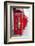 A Group of Typical Red London Phone Cabins-Kamira-Framed Photographic Print