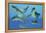 A Group of Xenacanthus Prehistoric Sharks-null-Framed Stretched Canvas