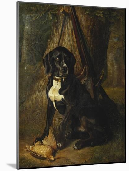 A Gun Dog with a Woodcock, 1842-William Hammer-Mounted Giclee Print
