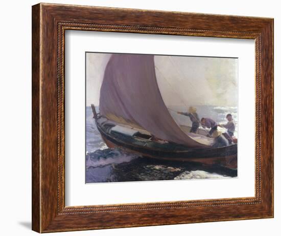 A Gust of Wind, 1904-Joaquín Sorolla y Bastida-Framed Giclee Print