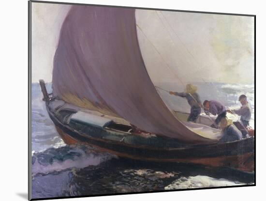 A Gust of Wind, 1904-Joaquín Sorolla y Bastida-Mounted Giclee Print