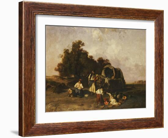 A Gypsy Encampment, 1895-Pal Bohm-Framed Giclee Print