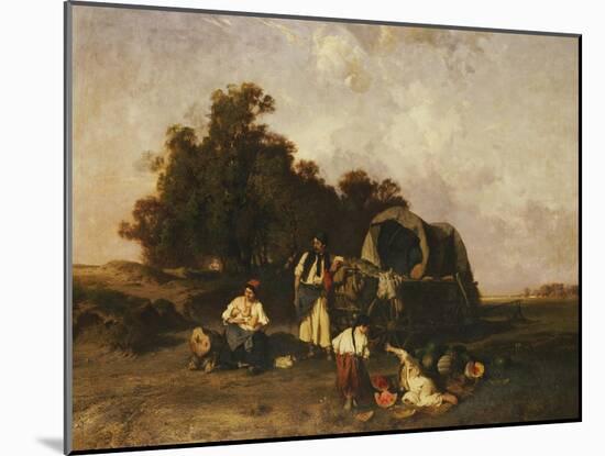 A Gypsy Encampment, 1895-Pal Bohm-Mounted Giclee Print