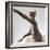 A hairless sphinx cat takes a swing at a toy-James White-Framed Photographic Print