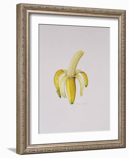 A Half-Peeled Banana, 1997-Alison Cooper-Framed Giclee Print