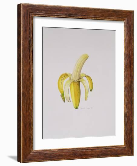 A Half-Peeled Banana, 1997-Alison Cooper-Framed Giclee Print