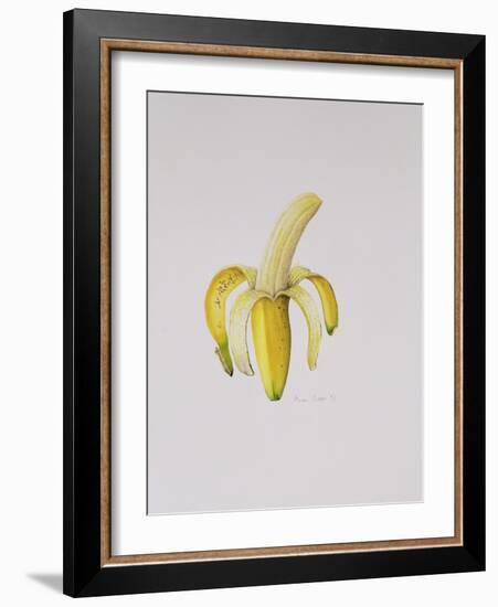 A Half-Peeled Banana, 1997-Alison Cooper-Framed Giclee Print