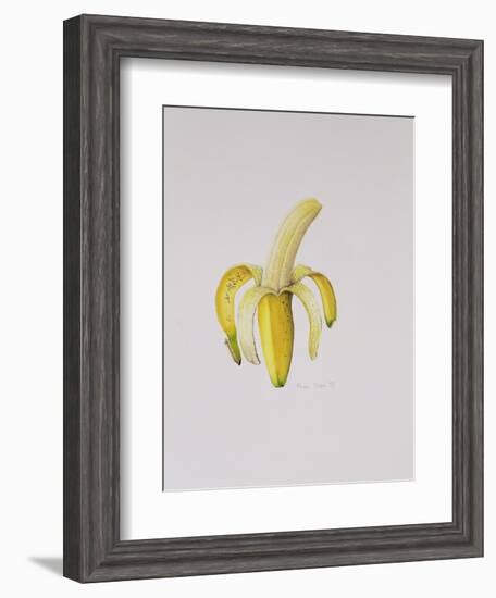 A Half-Peeled Banana, 1997-Alison Cooper-Framed Giclee Print