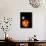 A Halloween Pumpkin with Moon and Stars in Background-Steven Morris-Photographic Print displayed on a wall