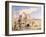 A Halt in the Desert-John Frederick Lewis-Framed Giclee Print