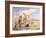 A Halt in the Desert-John Frederick Lewis-Framed Giclee Print