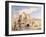 A Halt in the Desert-John Frederick Lewis-Framed Giclee Print