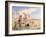 A Halt in the Desert-John Frederick Lewis-Framed Giclee Print