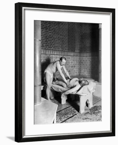 A Hammam in Paris, c.1900-French Photographer-Framed Photographic Print
