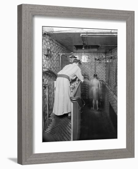 A Hammam in Paris, c.1900-French Photographer-Framed Photographic Print