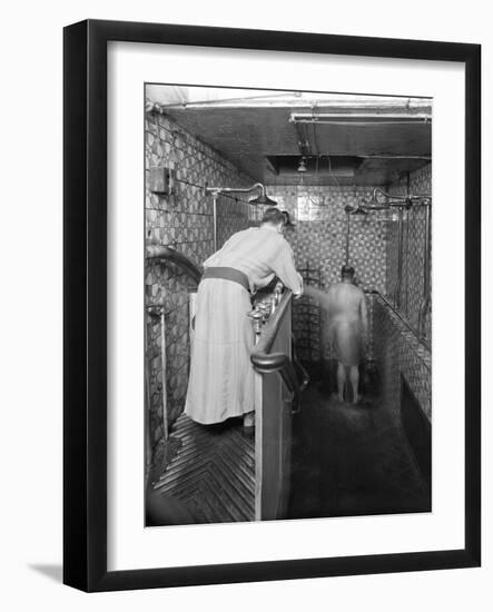 A Hammam in Paris, c.1900-French Photographer-Framed Photographic Print