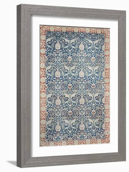 A Hand-Knotted Hammersmith Carpet, circa 1881-2-William Morris-Framed Giclee Print