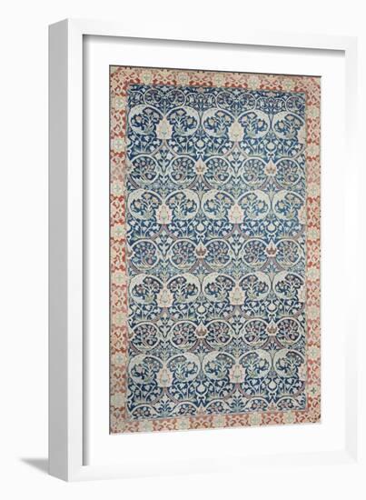 A Hand-Knotted Hammersmith Carpet, circa 1881-2-William Morris-Framed Giclee Print