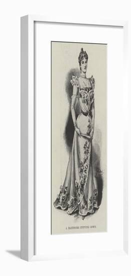 A Handsome Evening Gown-null-Framed Giclee Print