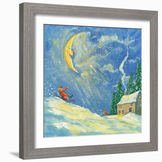 A Happy Christmas, 2008-David Cooke-Framed Giclee Print