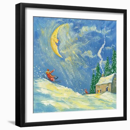 A Happy Christmas, 2008-David Cooke-Framed Giclee Print