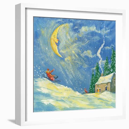 A Happy Christmas, 2008-David Cooke-Framed Giclee Print