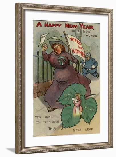 A Happy New Year to a New Woman--Framed Giclee Print