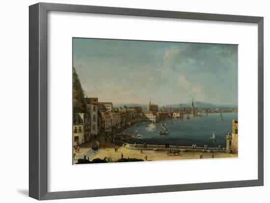 A Harbour in Italy (St. Lucia)-Pietro Antoniani-Framed Giclee Print