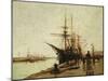 A Harbour-Eugene Galien-Laloue-Mounted Giclee Print