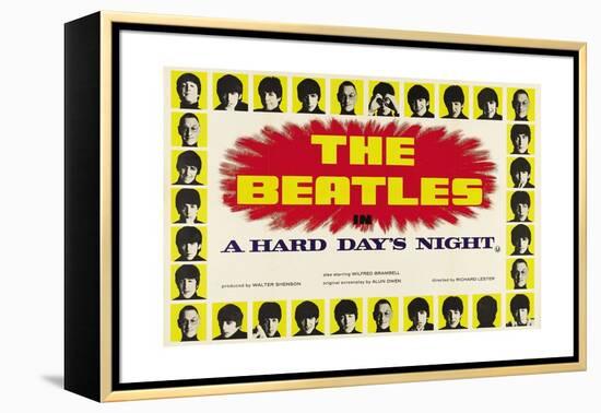 A Hard Day's Night, 1964-null-Framed Premier Image Canvas