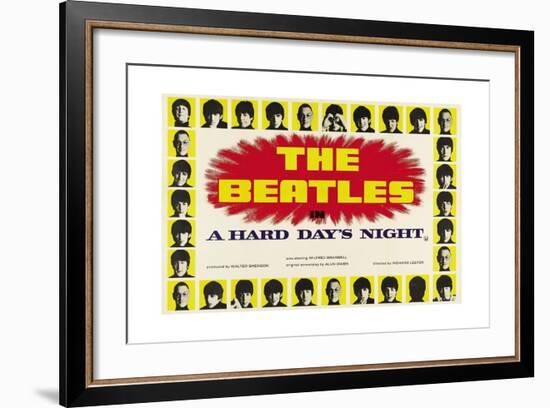 A Hard Day's Night, 1964-null-Framed Giclee Print