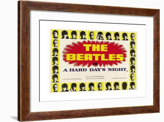 A Hard Day's Night, 1964-null-Framed Giclee Print