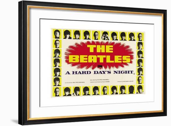 A Hard Day's Night, 1964-null-Framed Giclee Print