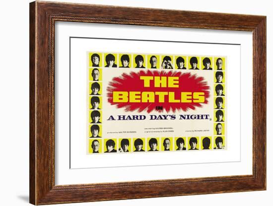 A Hard Day's Night, 1964-null-Framed Giclee Print