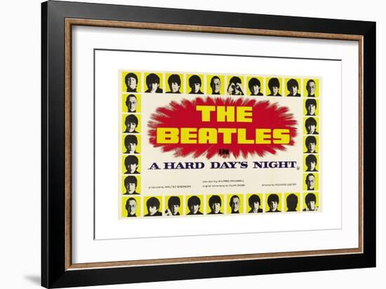 A Hard Day's Night, 1964-null-Framed Giclee Print