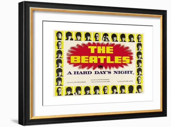 A Hard Day's Night, 1964-null-Framed Giclee Print