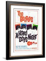 A Hard Day's Night, the Beatles, 1964-null-Framed Art Print