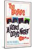 A Hard Day's Night, the Beatles, 1964-null-Mounted Art Print