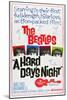 A Hard Day's Night, the Beatles, Paul Mccartney, John Lennon, George Harrison, Ringo Starr, 1964-null-Mounted Art Print