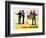 A Hard Days Night, Paul Mccartney, George Harrison, Ringo Starr, John Lennon, 1964-null-Framed Art Print