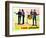 A Hard Days Night, Paul Mccartney, George Harrison, Ringo Starr, John Lennon, 1964-null-Framed Premium Giclee Print