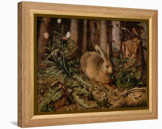 A Hare in the Forest, c. 1585-Hans Hoffmann-Framed Premier Image Canvas