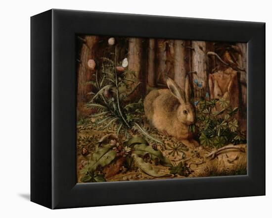 A Hare in the Forest, c. 1585-Hans Hoffmann-Framed Premier Image Canvas