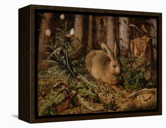 A Hare in the Forest, c. 1585-Hans Hoffmann-Framed Premier Image Canvas